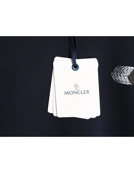 Moncler Phantom Faded Logo Crew Neck Sweatshirt,Moncler