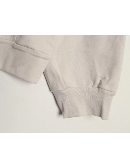 Balenciaga Embroidered Blue Letter Zip-Up Hooded Sweatshirt,Balenciaga