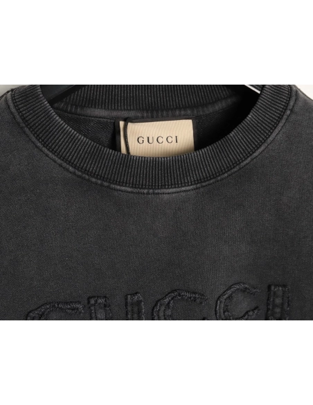 Gucci washed crewneck sweatshirt,Gucci