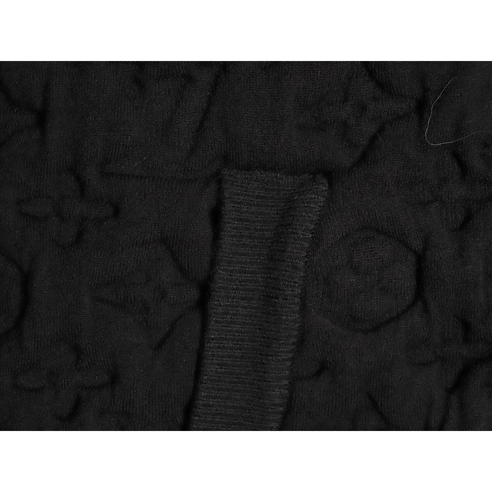 Louis Vuitton monogram embossed wool knit bomber jacket,Louis Vuitton