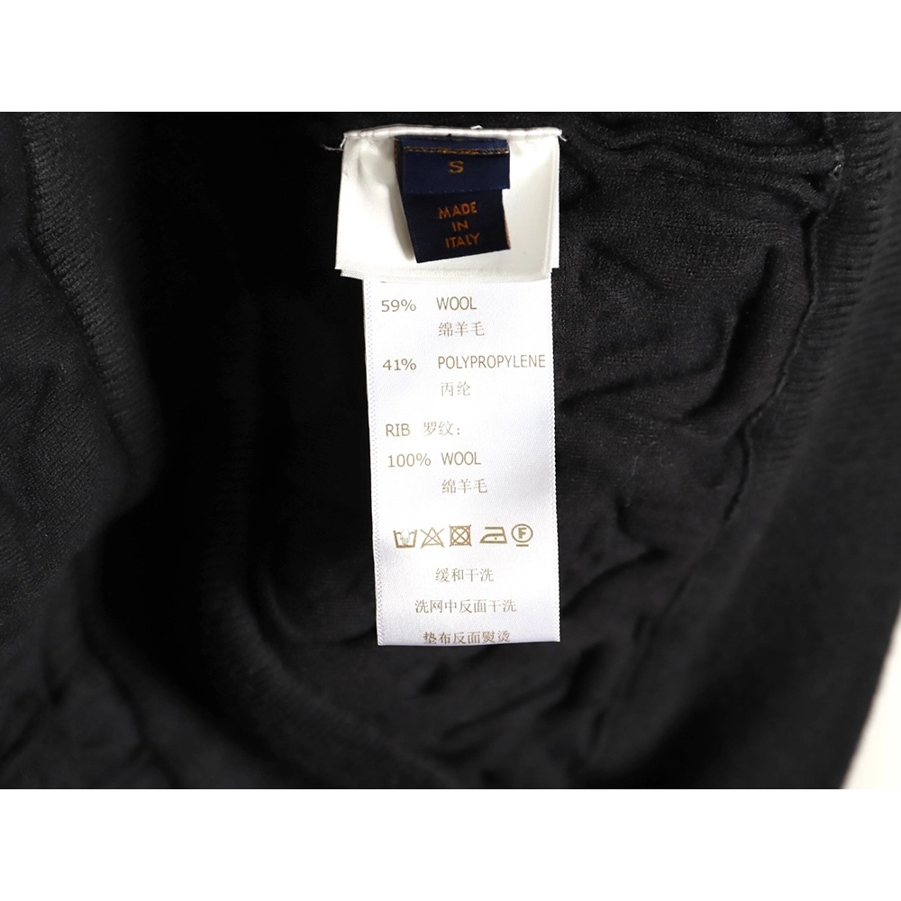 Louis Vuitton monogram embossed wool knit bomber jacket,Louis Vuitton