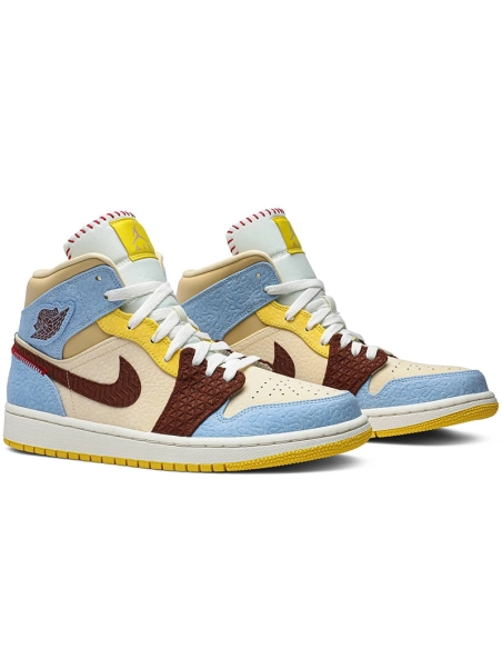 MAISON CHATEAU ROUGE X AIR JORDAN 1 MID SE FEARLESS CU2803 200,AIR JORDAN 1 MID,Air Jordan