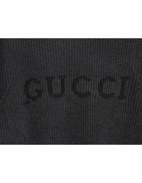 Gucci jacquard letter chunky knit sweater,Gucci