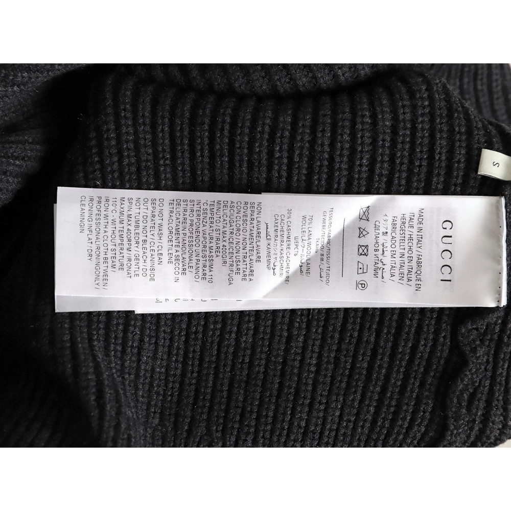 Gucci jacquard letter chunky knit sweater,Gucci