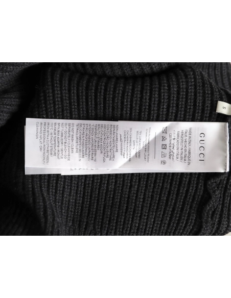 Gucci jacquard letter chunky knit sweater,Gucci