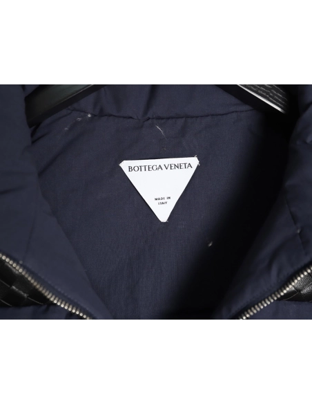 Bottega Veneta Sheepskin Woven Shoulder Panel Down Vest TSK1,Bottega Veneta