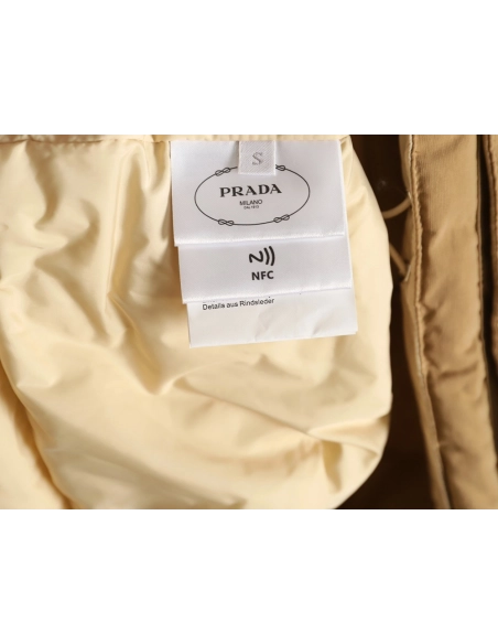 Prada Triangle Logo Double Pocket Down Vest,Prada