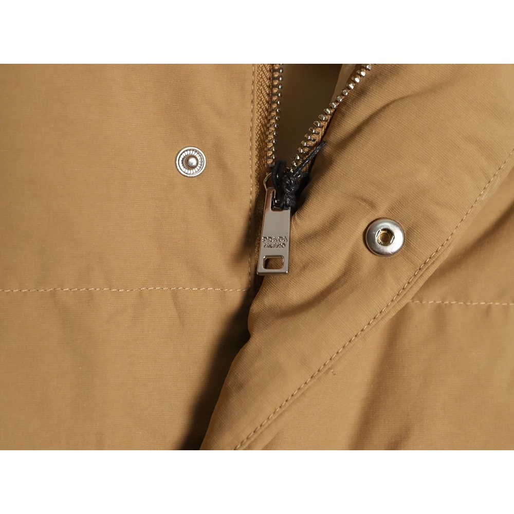 Prada Triangle Logo Double Pocket Down Vest,Prada