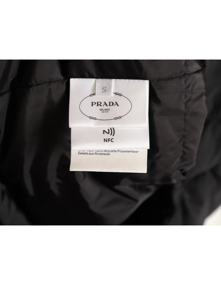 Prada Triangle Logo Double Pocket Down Vest TSK1,Prada