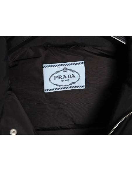 Prada Triangle Logo Double Pocket Down Vest TSK1,Prada