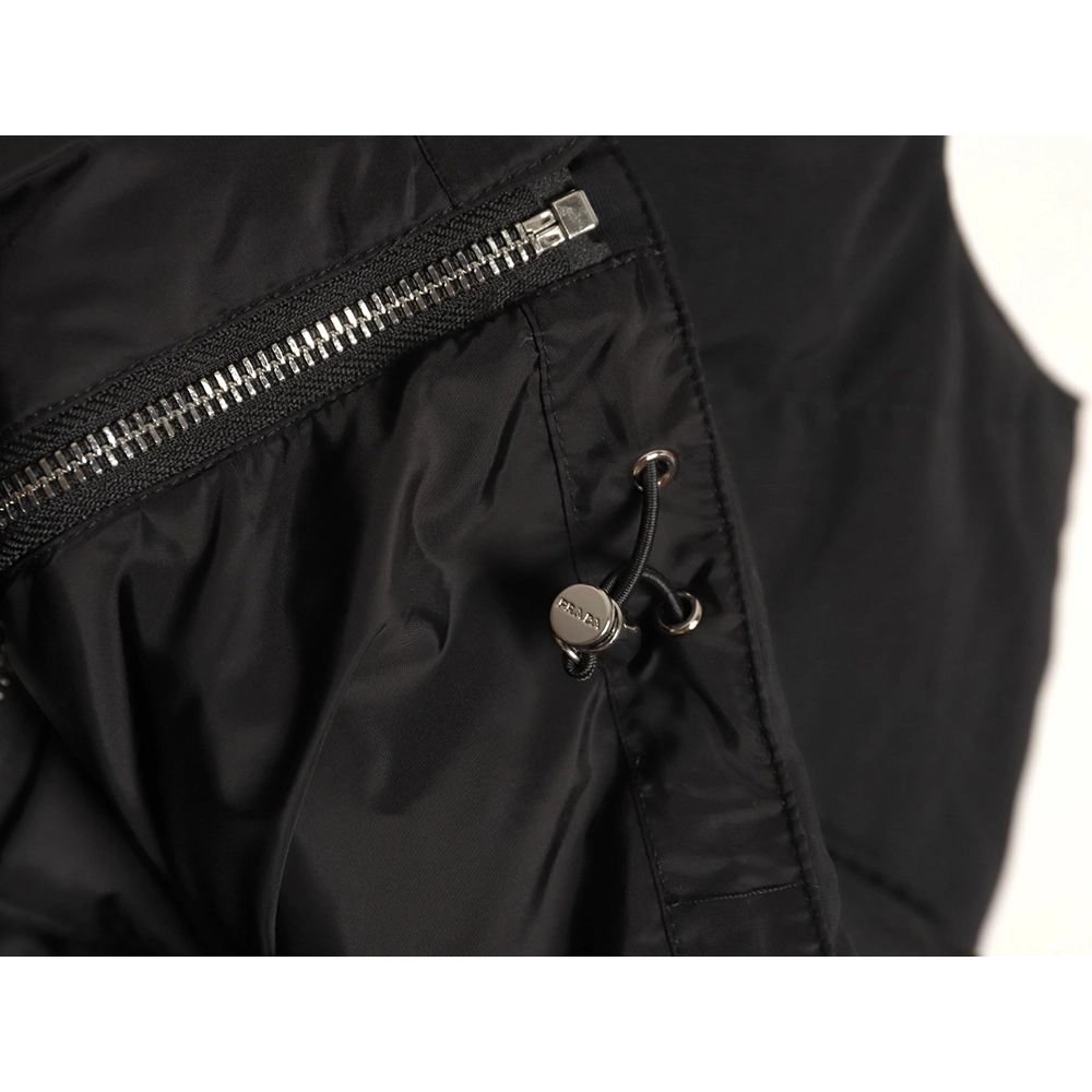 Prada Triangle Logo Double Pocket Down Vest TSK1,Prada