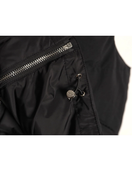 Prada Triangle Logo Double Pocket Down Vest TSK1,Prada