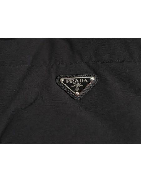 Prada Triangle Logo Double Pocket Down Vest TSK1,Prada