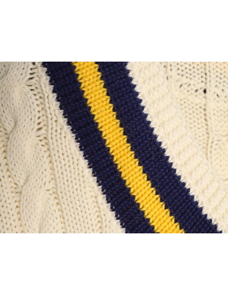 Ralph Lauren Tennis Cable Knit V-Neck Sweater,Ralph Lauren