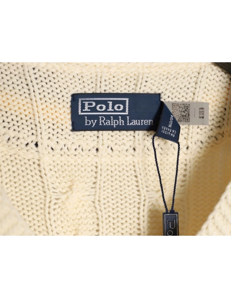 Ralph Lauren Tennis Cable Knit V-Neck Sweater,Ralph Lauren