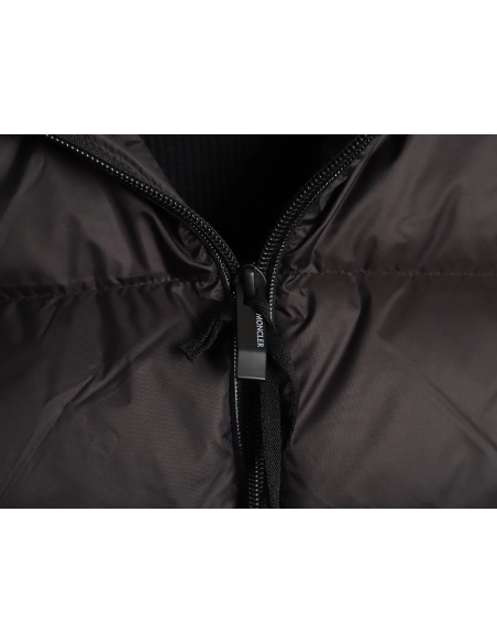 Moncler patchwork wool fluorescent webbing hooded down jacket,Moncler