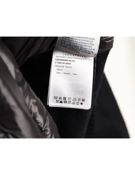 Moncler quilted wool patchwork stand collar down jacket,Moncler