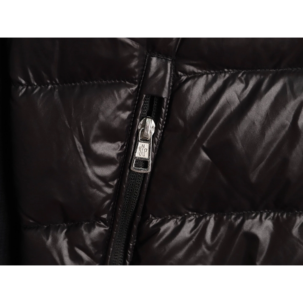 Moncler quilted wool patchwork stand collar down jacket,Moncler