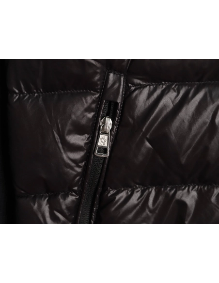 Moncler quilted wool patchwork stand collar down jacket,Moncler