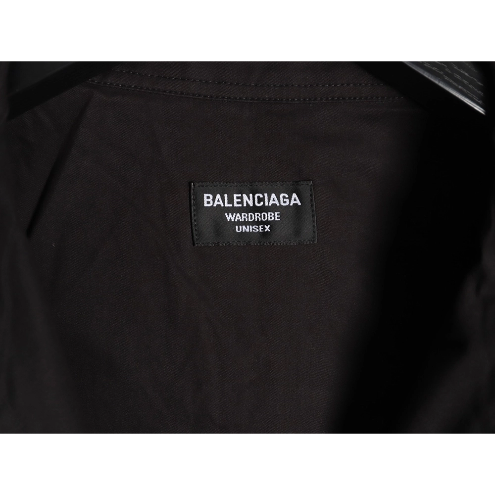 Balenciaga classic logo rhinestone shirt tsk1,Balenciaga