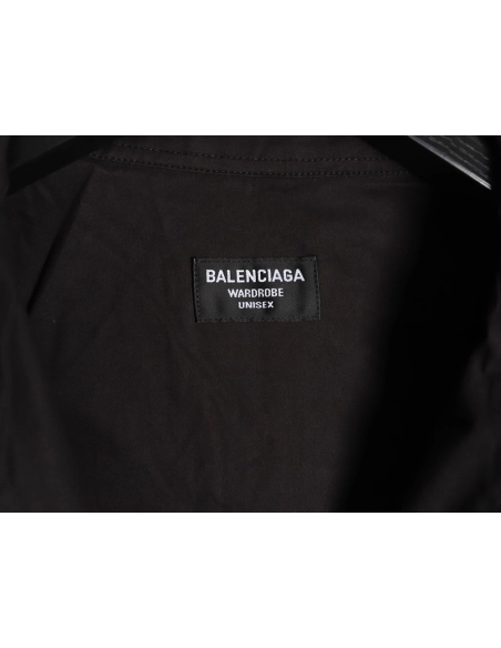 Balenciaga classic logo rhinestone shirt tsk1,Balenciaga