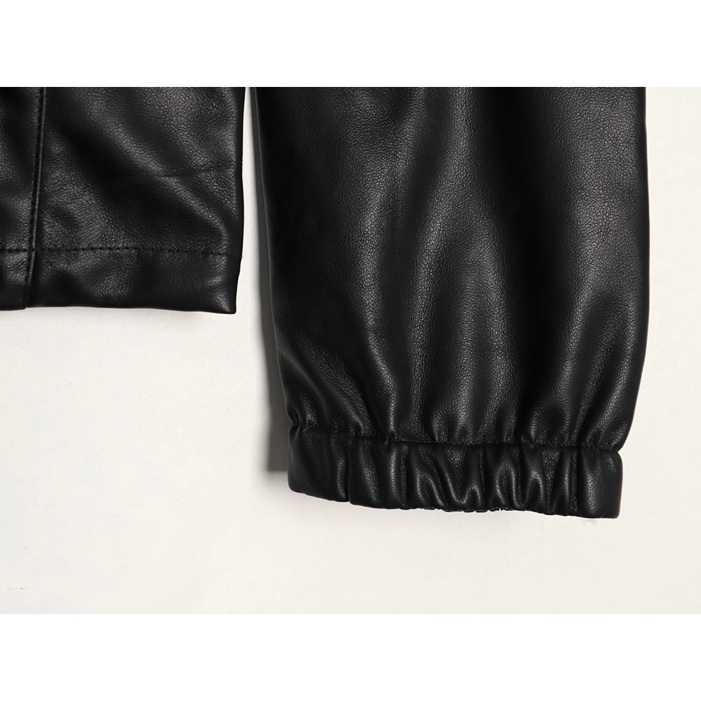 Prada Reversible Leather Nylon Hooded Jacket,Prada