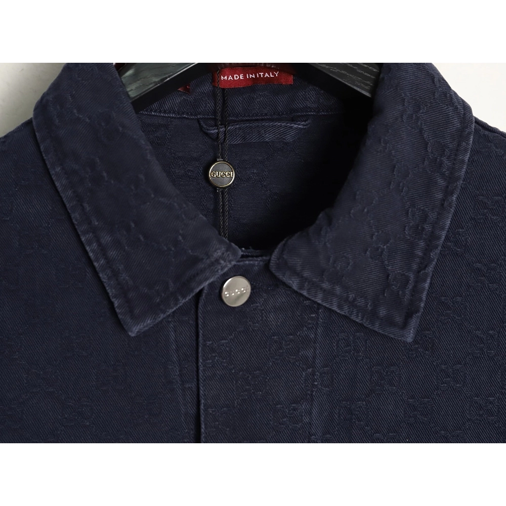 Gucci all-over print jacquard gradient denim jacket,Gucci