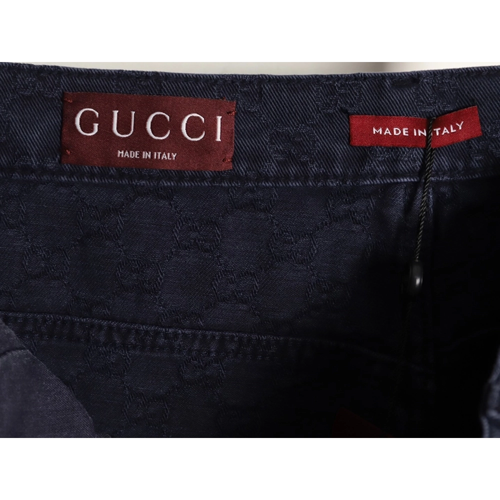 Gucci all-over jacquard gradient denim jeans,Gucci