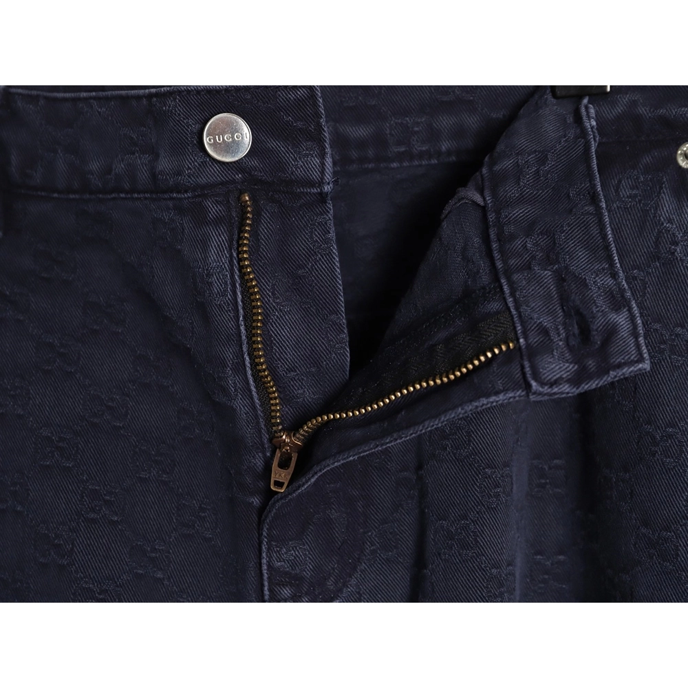 Gucci all-over jacquard gradient denim jeans,Gucci