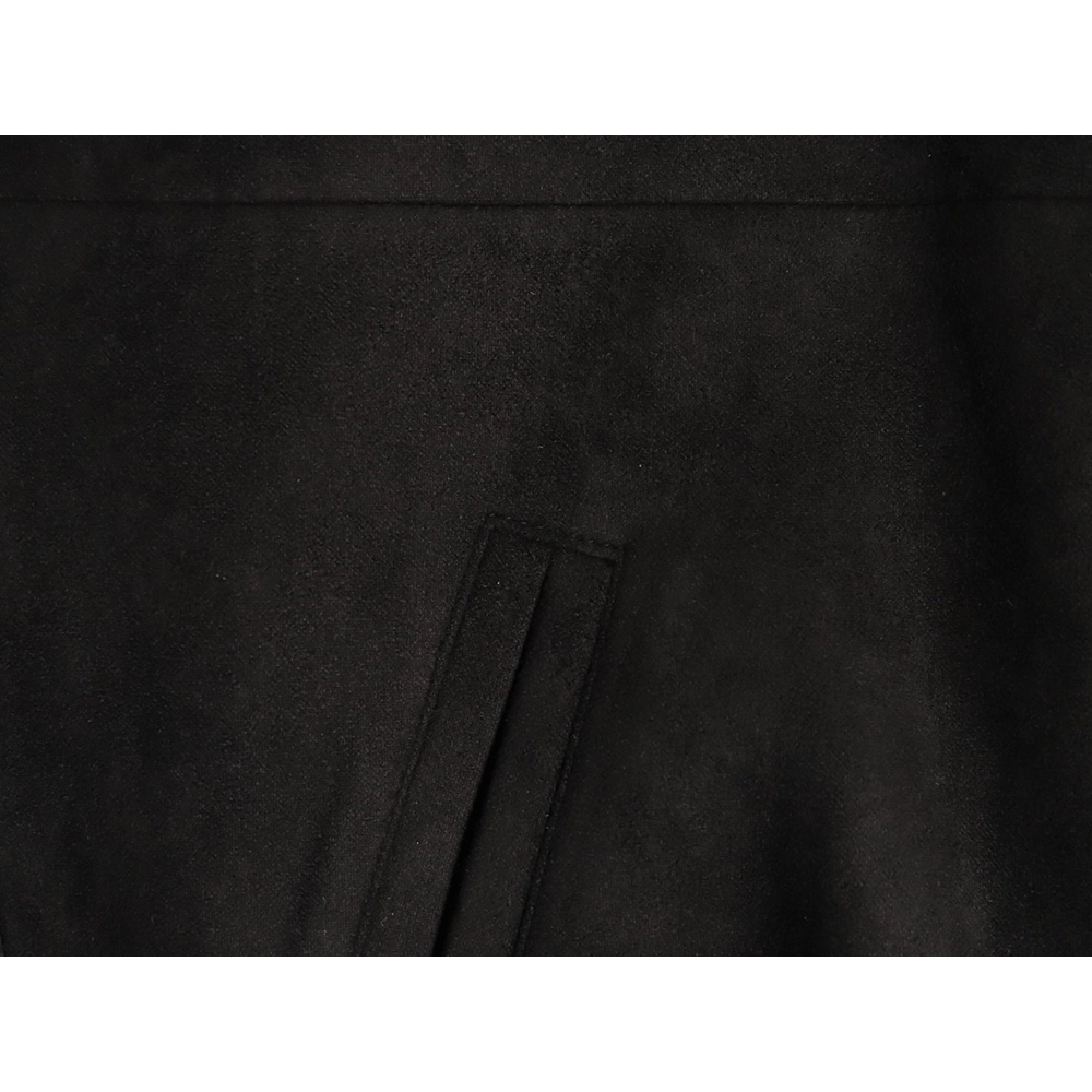 Louis Vuitton four-leaf clover diamond-encrusted suede baseball jacket,Louis Vuitton