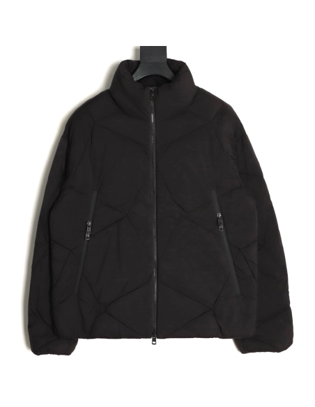 Moncler Irregular Side Zipper Stand Collar Down Jacket,Moncler