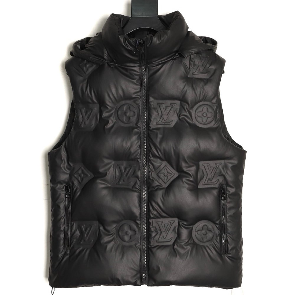 Louis Vuitton Monogram Embossed Vest Down Jacket,Louis Vuitton