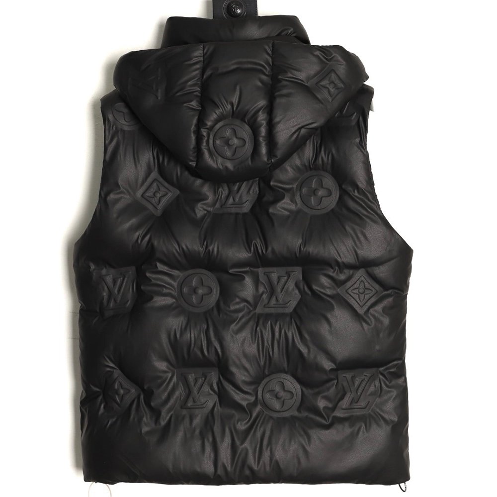 Louis Vuitton Monogram Embossed Vest Down Jacket,Louis Vuitton