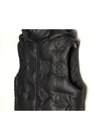Louis Vuitton Monogram Embossed Vest Down Jacket,Louis Vuitton