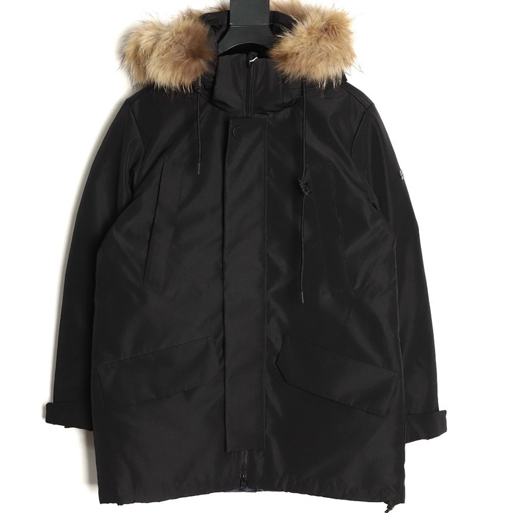 Kolon Sport White Goose Down Mid-Length Jacket TSK3,Kolon