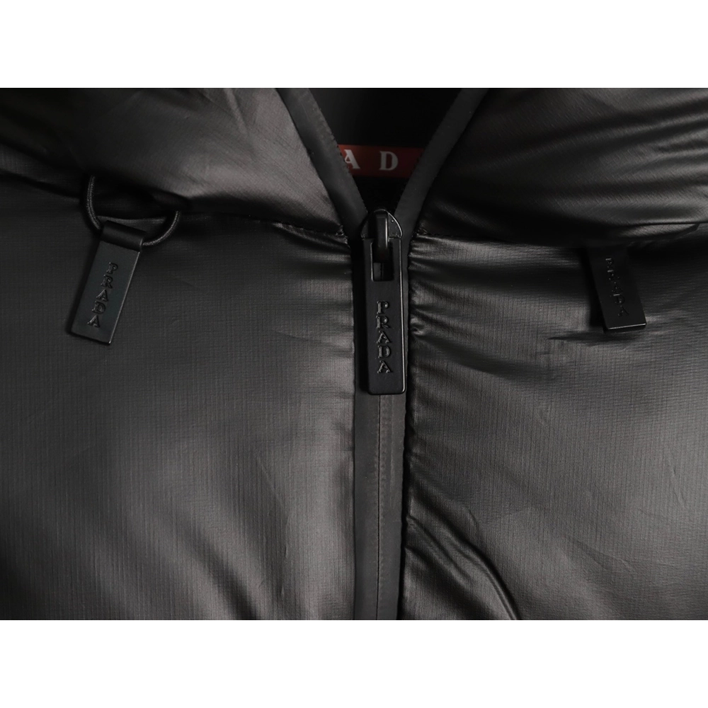 Prada red stripe down jacket,Prada