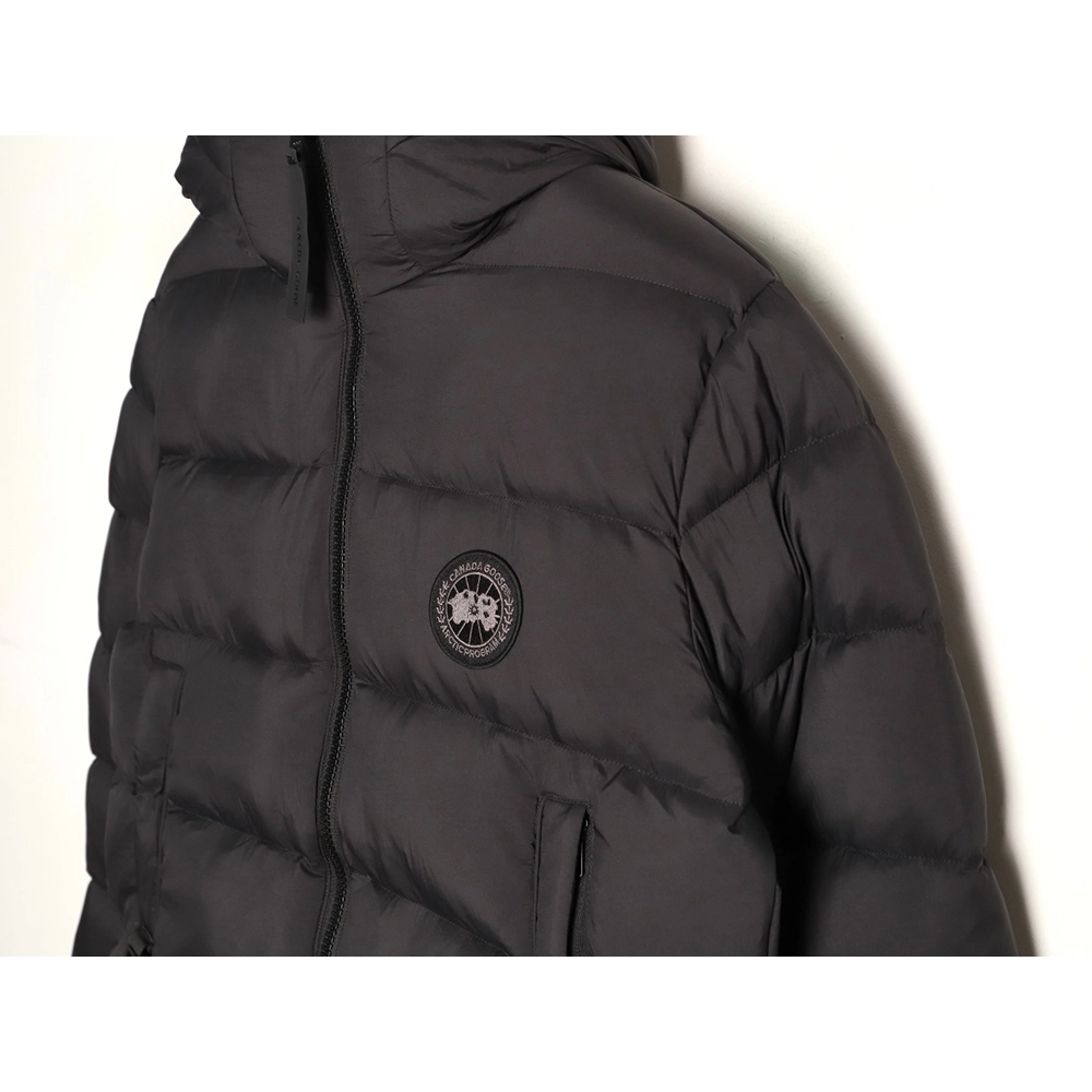 Canada Goose Black Label Embroidered Hooded Down Jacket TSK1,canada goose