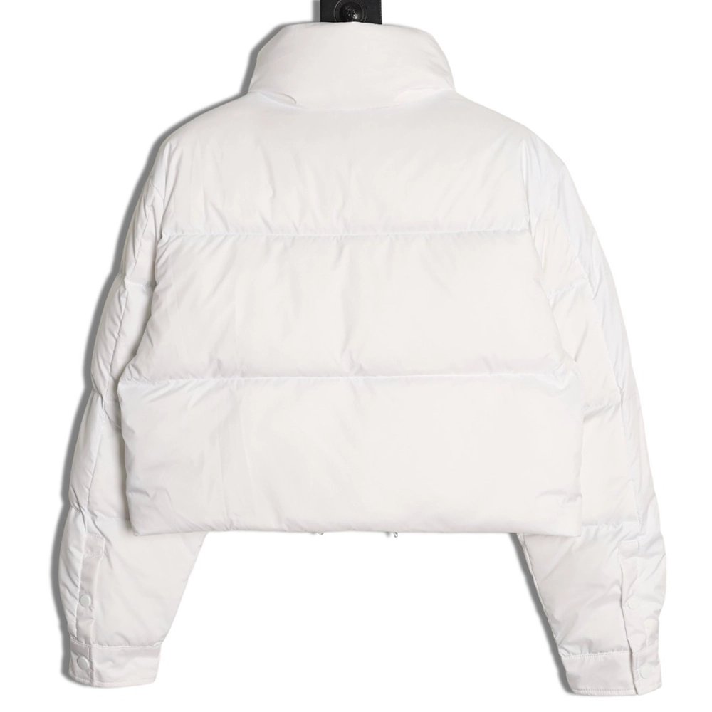 Prada Womens Triangle Logo Stand Collar Down Jacket,Prada
