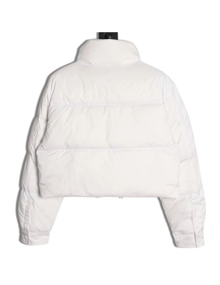 Prada Womens Triangle Logo Stand Collar Down Jacket,Prada