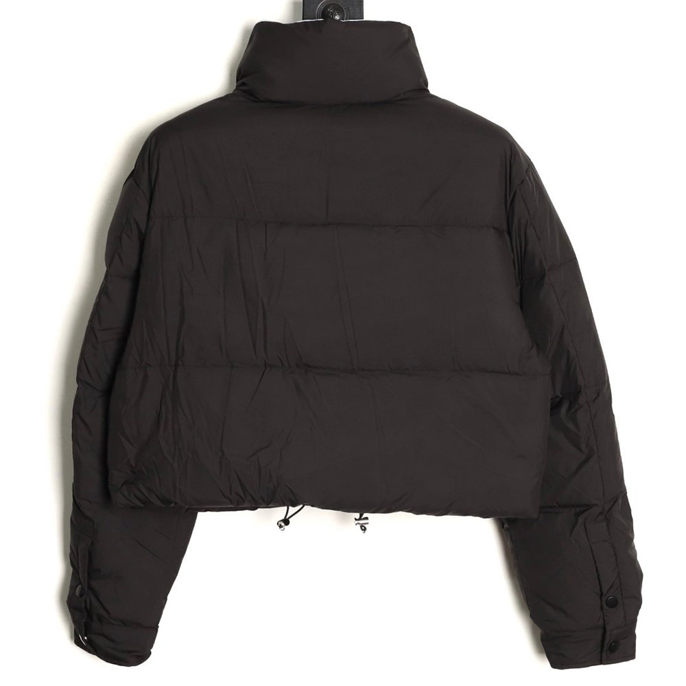 Prada Womens Triangle Logo Stand Collar Down Jacket TSK1,Prada