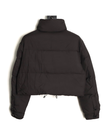 Prada Womens Triangle Logo Stand Collar Down Jacket TSK1,Prada