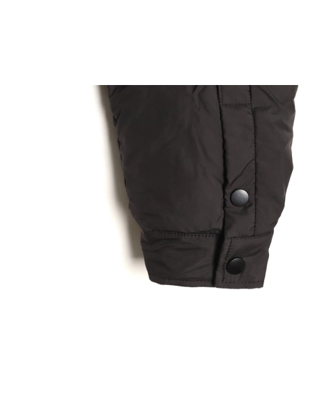 Prada Womens Triangle Logo Stand Collar Down Jacket TSK1,Prada