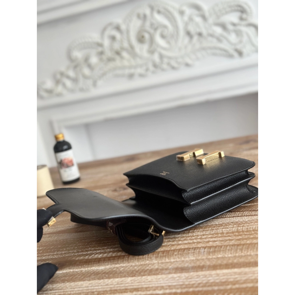 Hermes Constance 19 Noir Black Shoulder Bags H083905 19cm,Hermes Bags