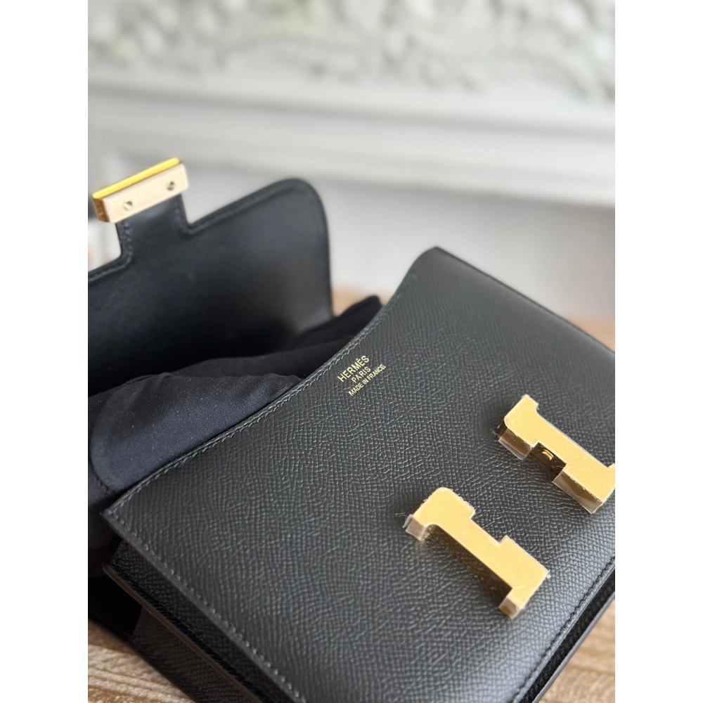 Hermes Constance 19 Noir Black Shoulder Bags H083905 19cm,Hermes Bags