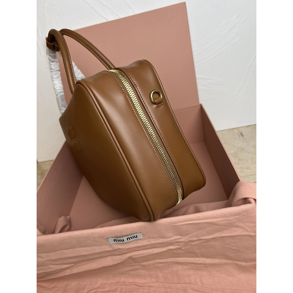 Miu Miu Leather Bow Bags 5BB117 34.5X12X23cm,Miu Miu Bags