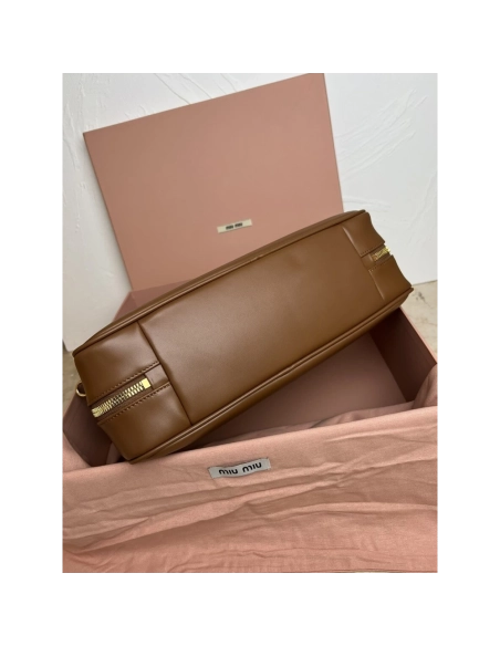 Miu Miu Leather Bow Bags 5BB117 34.5X12X23cm,Miu Miu Bags