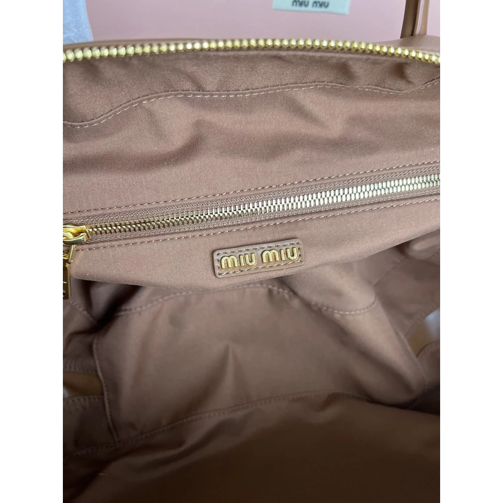 Miu Miu Leather Bow Bags 5BB117 34.5X12X23cm,Miu Miu Bags