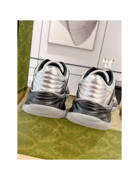 Gucci Ripple Leather Low-Top Casual Shoes,GUCCI SHOES