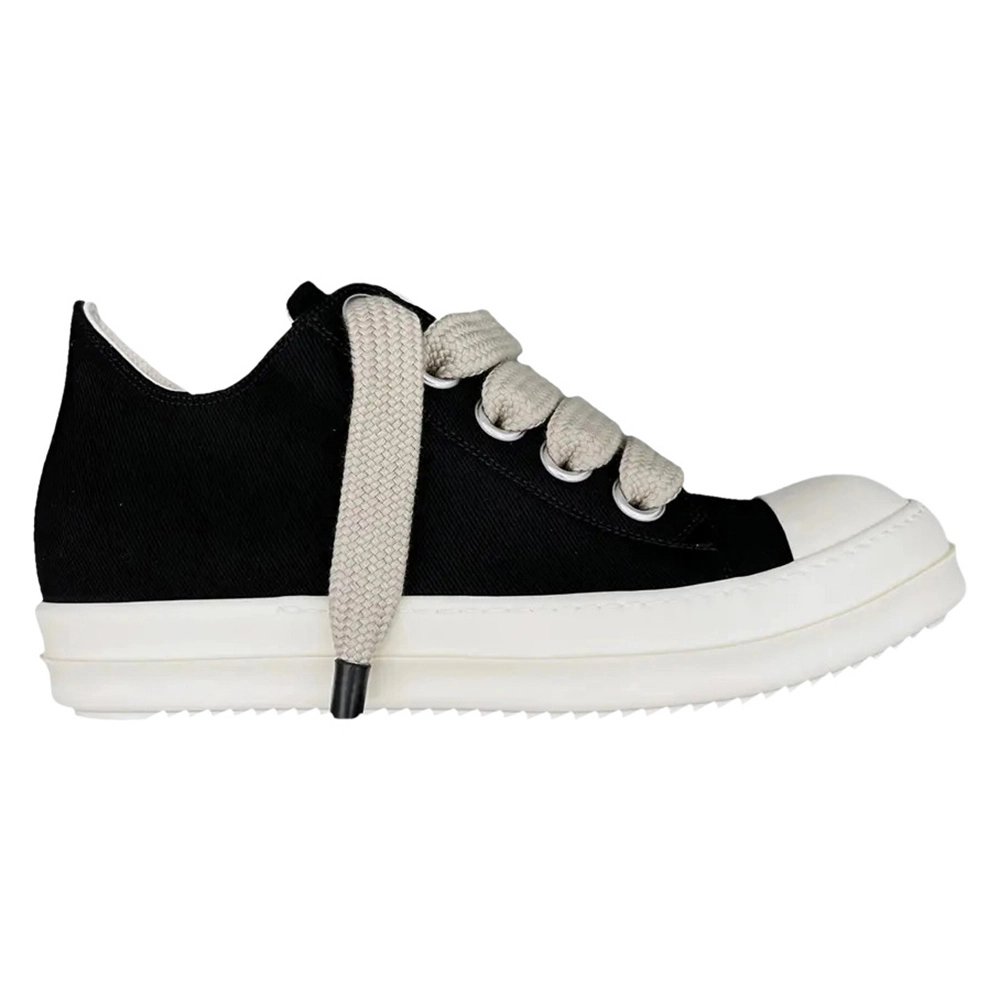 Rick Owens DRKSHDW Jumbo Lace Denim Low Black Milk,RICK OWENS
