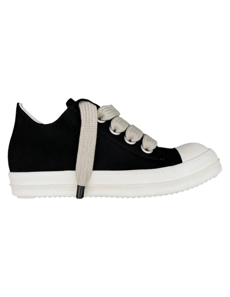 Rick Owens DRKSHDW Jumbo Lace Denim Low Black Milk,RICK OWENS